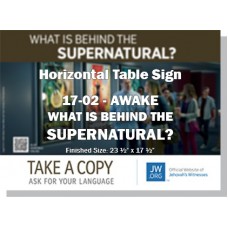 HPG-17.2 - 2017 Edition 2 - Awake - "What Is Behind The Supernatural?" - Table